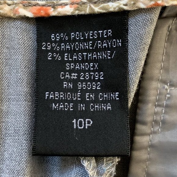 Dalia Collection Dress Pants Women 10 Petite Modern Fit Light Gray - Picture 9 of 9